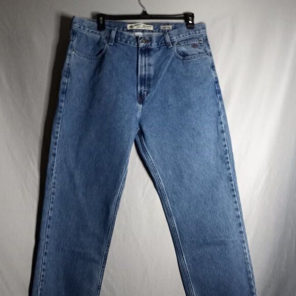 Harley Davidson Traditional Men's Straight Leg Medium Wash Jeans Size 40x30 - Picture 1 of 13